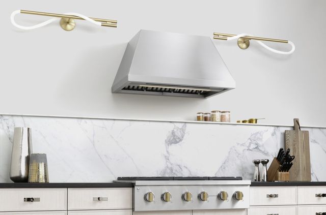 Monogram® Statement Collection 36" Stainless Steel Wall Mounted Range Hood 8