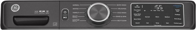 GE® 4.8 Cu. Ft. Diamond Gray Smart Front Load Washer 8