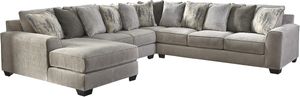 Benchcraft® Ardsley 5-Piece Pewter Sectional 