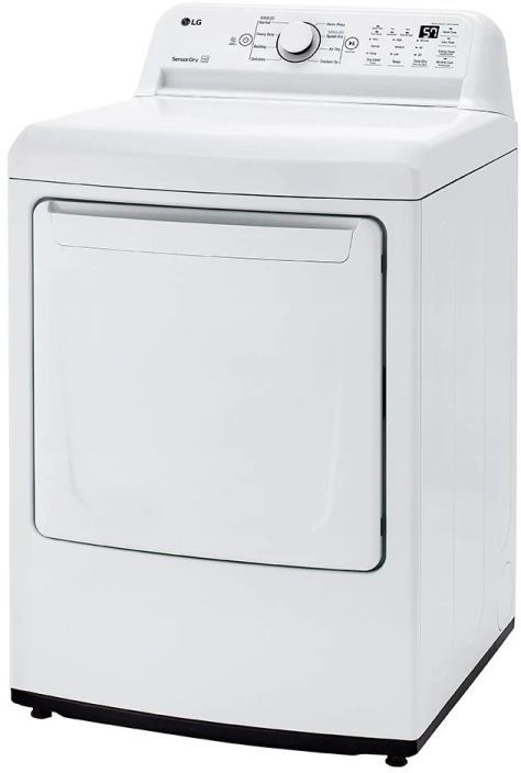 LG 7.3 Cu. Ft. White Front Load Electric Dryer-2