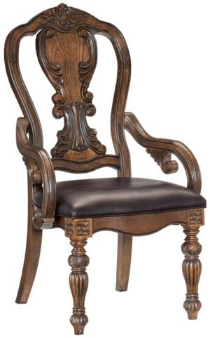 Homelegance® Bergen Dark Oak Arm Chair