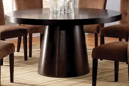 Furniture of America Havana Espresso Round Dining Table