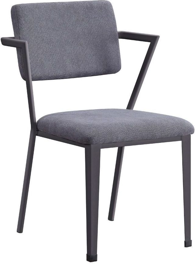 ACME Furniture Cargo 2-Piece Gray/Black Dining Chairs