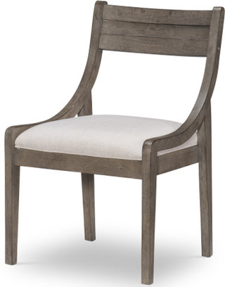 Legacy Classic Modern  Greystone Ash Brown Sling Back Side Chair