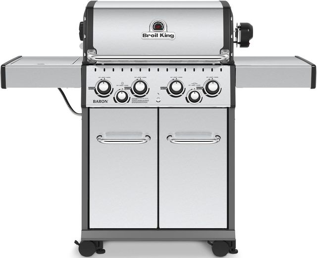 Broil King® Baron™ S490 Stainless Steel Free Standing Grill 0
