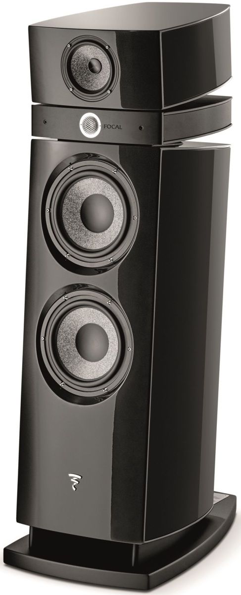 Focal® Maestro Utopia Evo Black Lacquer 11" 3-Way Floorstanding Loudspeaker 0