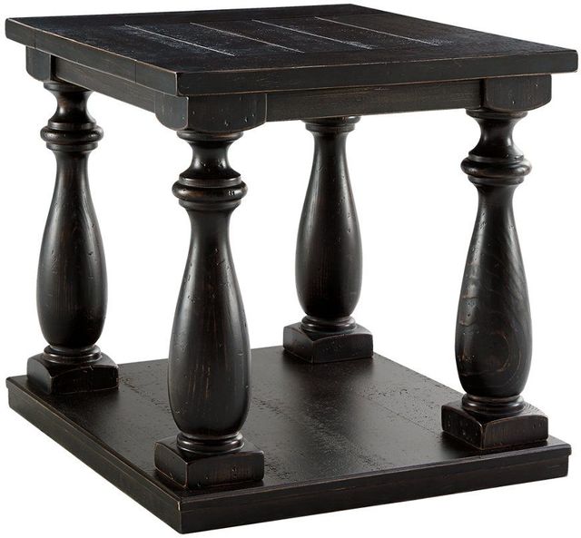Signature Design by Ashley® Mallacar 2-Piece Black Living Room Table Sets 1