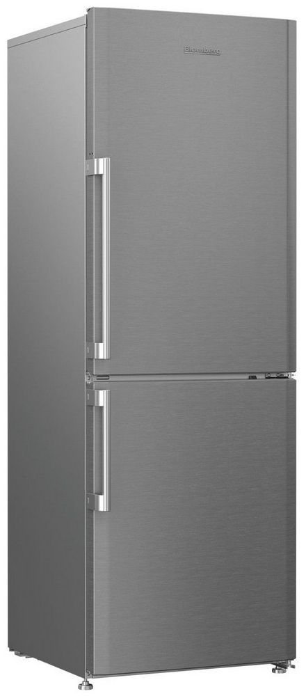 Blomberg® 16.79 Cu. Ft. Stainless Steel Counter Depth Bottom Freezer Refrigerator 1