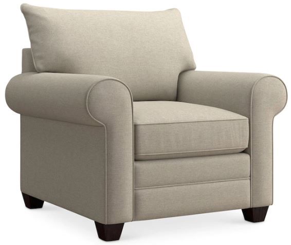 Bassett® Furniture Alexander Straw Roll Arm Chair