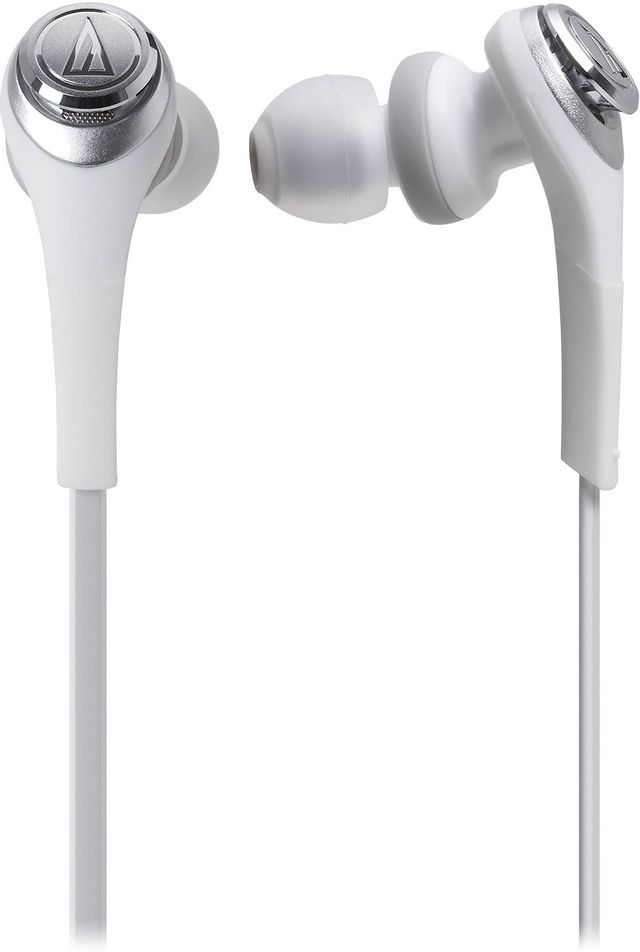 Audio-Technica® Solid Bass® White Wireless In-Ear Headphones 2