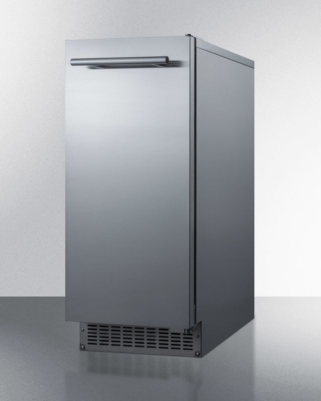 Summit® 1.0 Cu. Ft. Stainless Steel Ice Maker 1