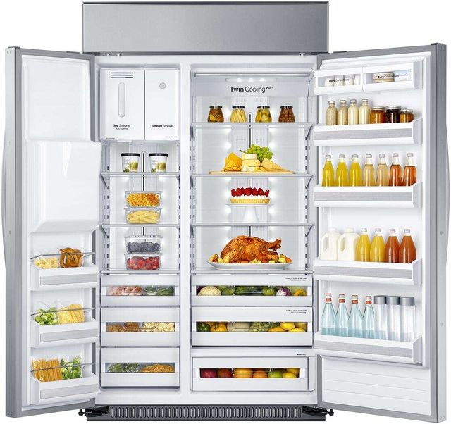 Samsung 48" Built-In Side by Side Refrigerator-Stainless Steel 3