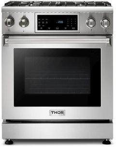 Thor Kitchen® Professional 30" Stainless Steel Slide In Gas Range