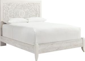 Signature Design by Ashley® Paxberry Whitewash King Panel Bed