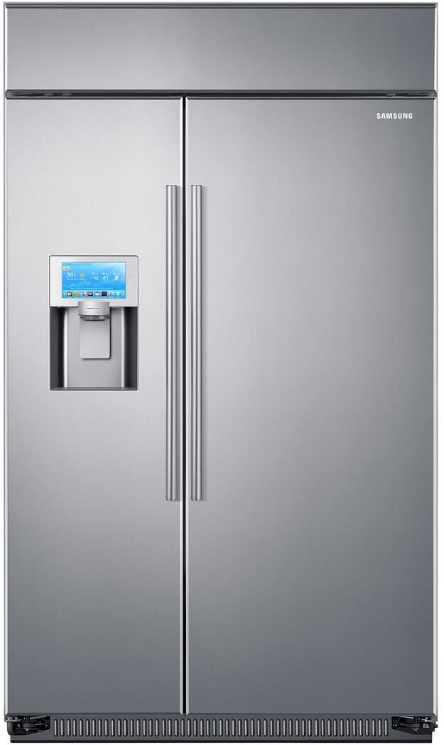 Samsung 48" Built-In Side by Side Refrigerator-Stainless Steel