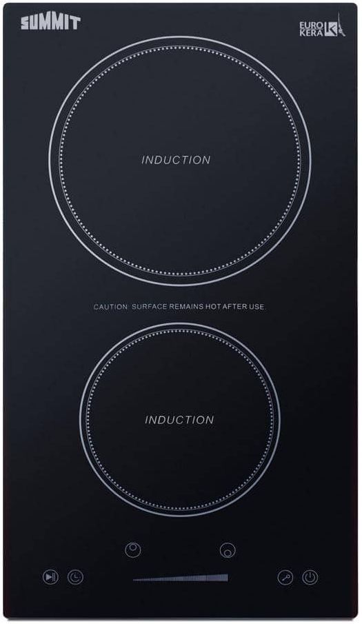 Summit® 12" Black Induction Cooktop