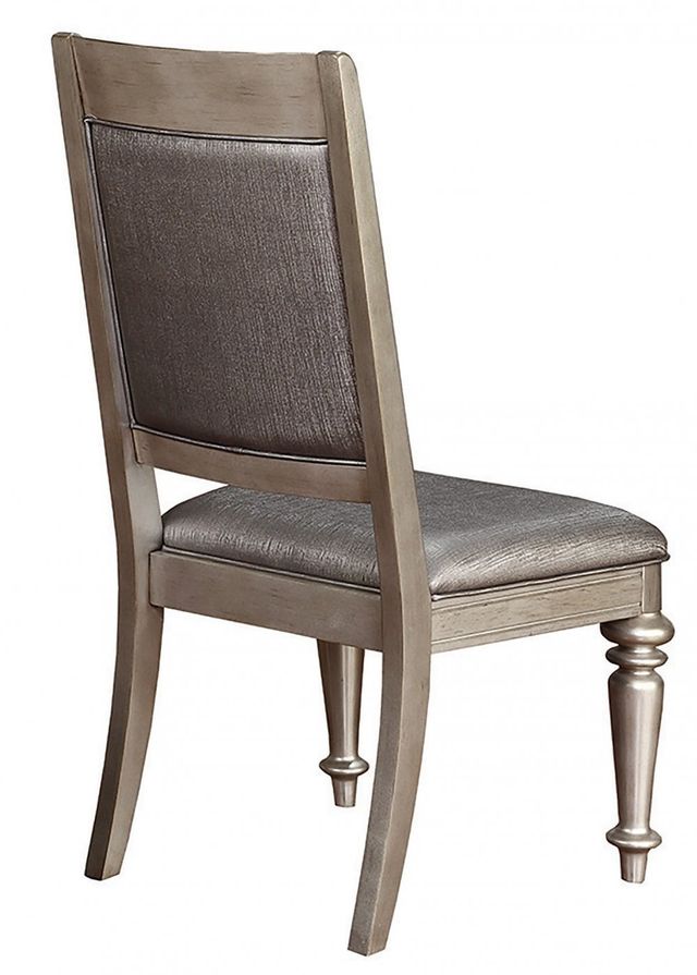 Coaster® Danette Set of 2 Metallic Platinum Side Chairs 1