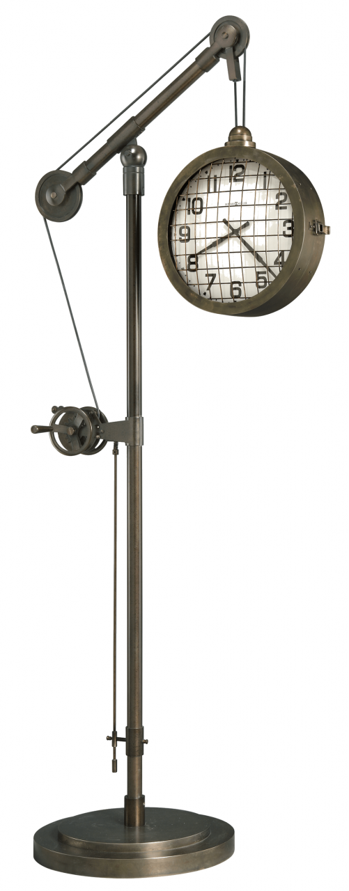 Howard Miller® Pulley Time Aged Bronze Floor Clock