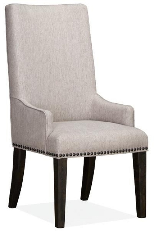 Magnussen® Home Sloan Peppercorn Upholstered Host Side Chair