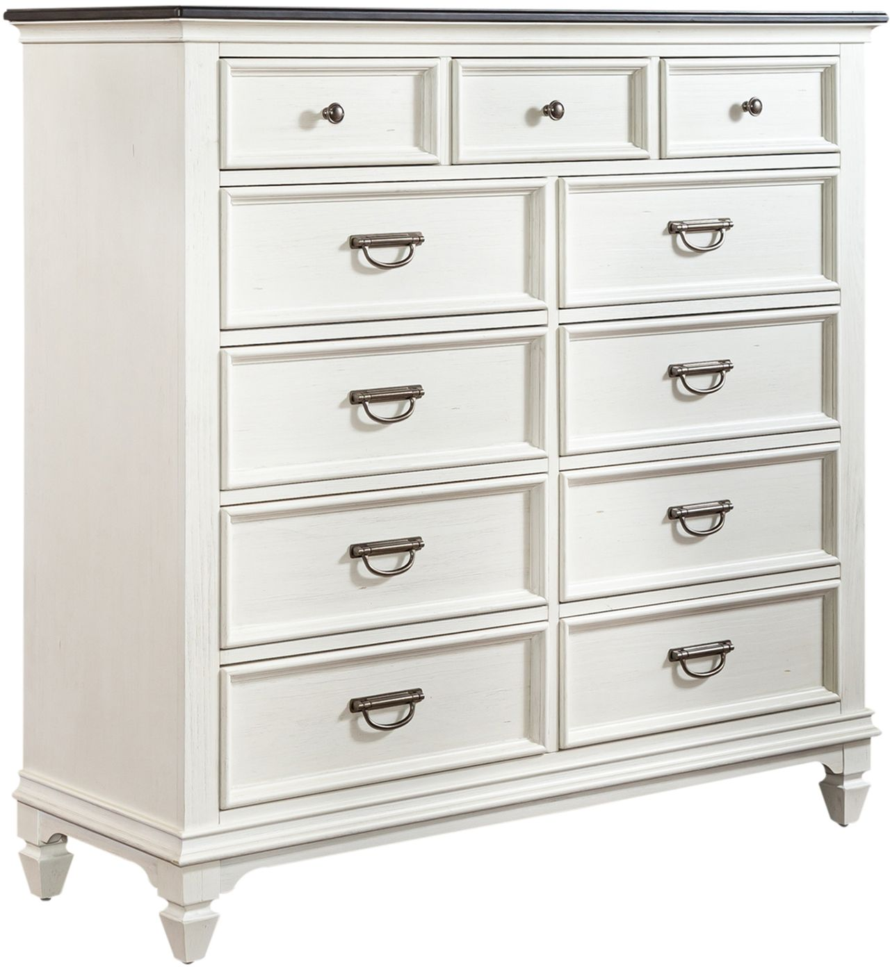 Liberty Furniture Allyson Park Charcoal/Wirebrushed White Dresser