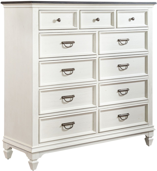 Liberty Furniture Allyson Park Charcoal/Wirebrushed White Dresser-0