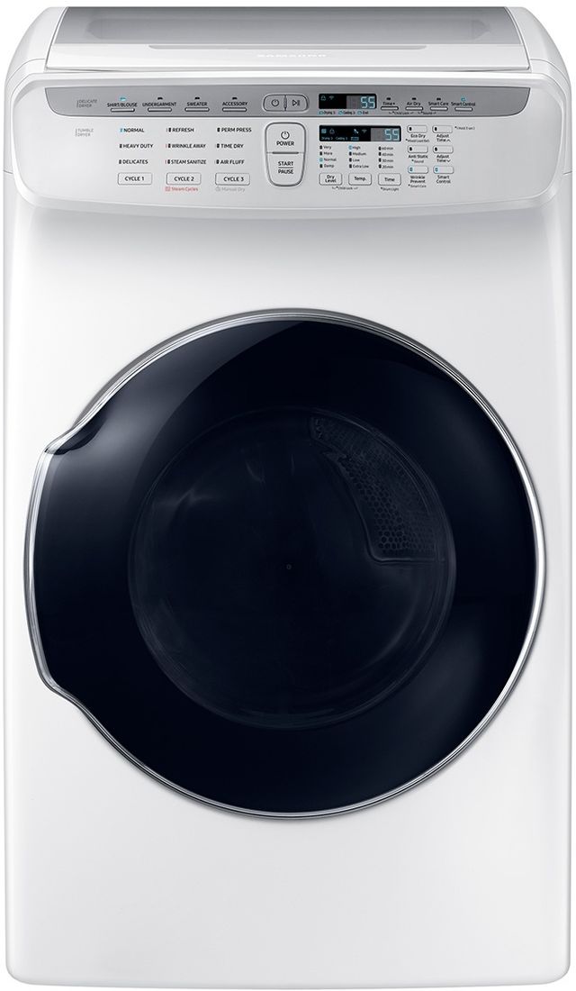 Samsung 7.5 Cu. Ft. White Gas Dryer