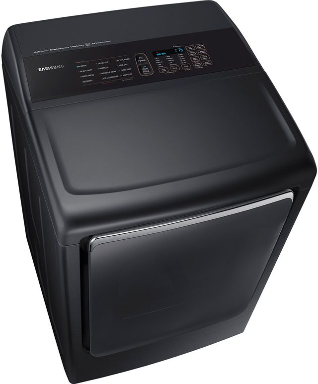 Samsung 7.4 Cu. Ft. Fingerprint Resistant Black Stainless Steel Front Load Gas Dryer 4