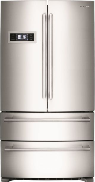 Fulgor Milano® 600 Series 20.8 Cu. Ft. Counter Depth French Door Refrigerator-Stainless Steel