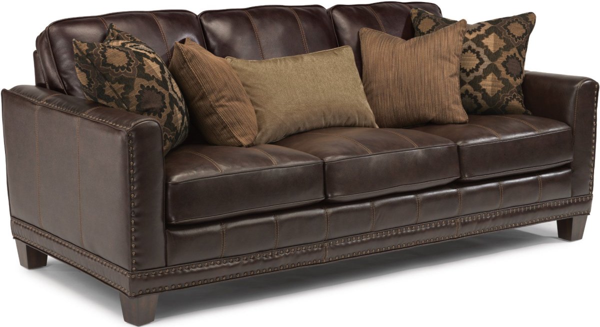 Flexsteel® Port Royal Brown Sofa