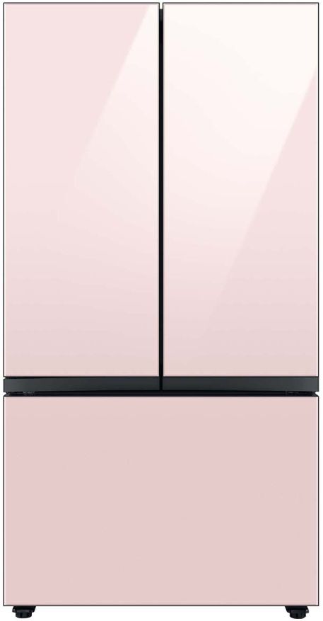 Samsung Bespoke 36" Pink Glass French Door Refrigerator Bottom Panel 12