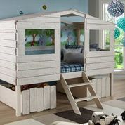 Donco Kids Twin Tree House Loft With Drawers-2