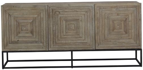 Dovetail Furniture Blaine Smokey Grey Wash Side Board 1