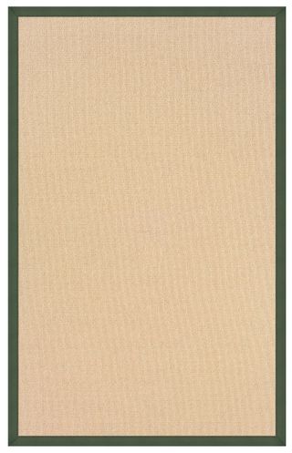 Linon Athena Green/Natural 1' x 2' Rug Door Mats