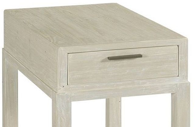 Hammary® Reclamation Place Beige Chairside Table 1