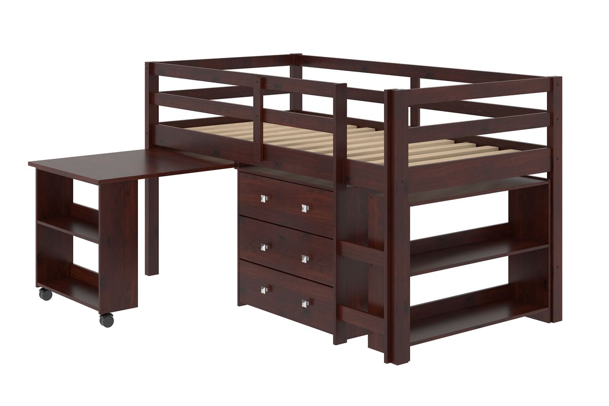 Donco Kids Twin Low Loft Bed | Bob Mills Furniture