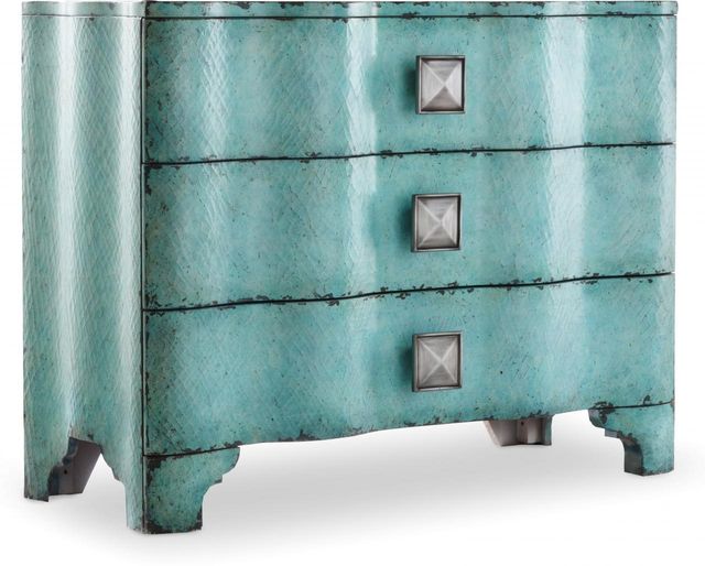 Hooker® Furniture Melange Turquoise Crackle Chest