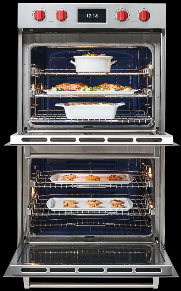 Wolf® M Series 30" Stainless Steel Professional Double Electric Built in Wall Oven 6