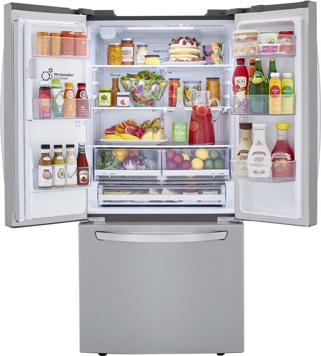 LG 24.5 Cu. Ft. PrintProof™ Stainless Steel French Door Refrigerator-3