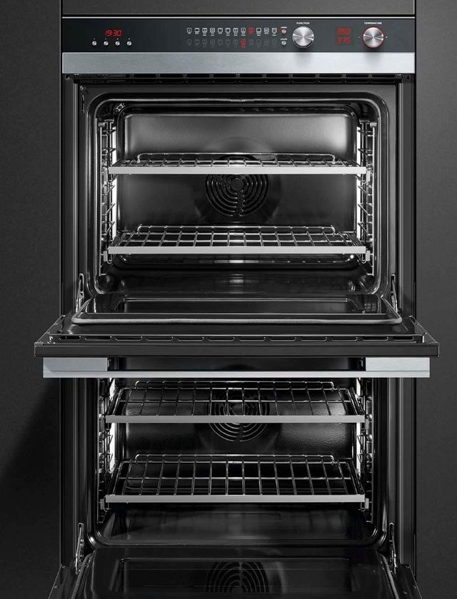 Fisher & Paykel Series 9 30" Stainless Steel Electric Built In Double Oven-1