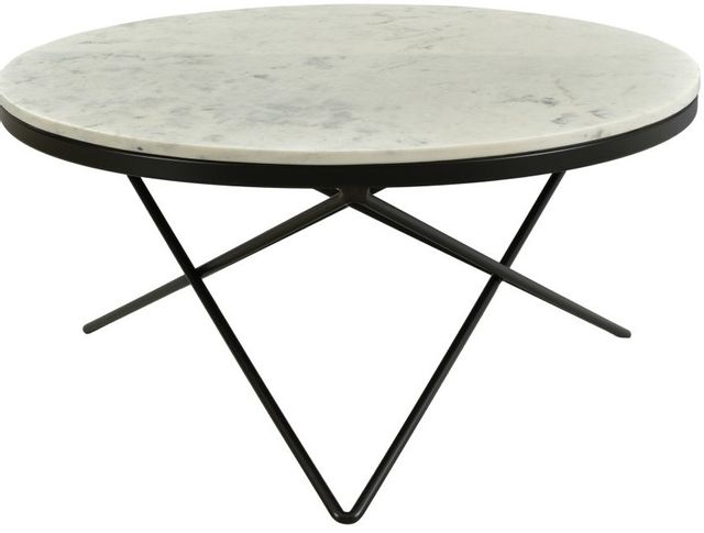 Moe's Home Collection Haley White and Black Coffee Table 2