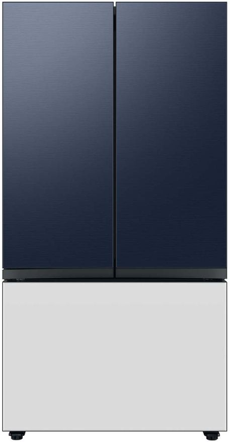 Samsung Bespoke 36" White Glass French Door Refrigerator Bottom Panel 7