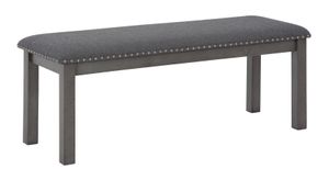Signature Design by Ashley® Myshanna Antiqued Gray Dining Bench