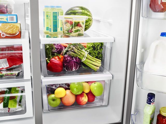 Whirlpool® 28.5 Cu. Ft. White Side-by-Side Refrigerator 5