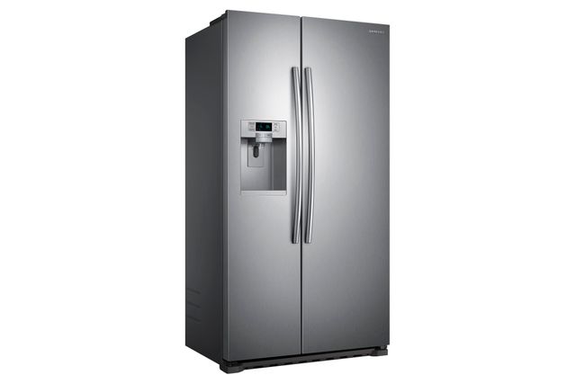 Samsung 22 Cu. Ft. Counter Depth Side-By-Side Refrigerator-Stainless Steel 3