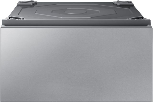Samsung Bespoke 27" Silver Steel Laundry Pedestal-0