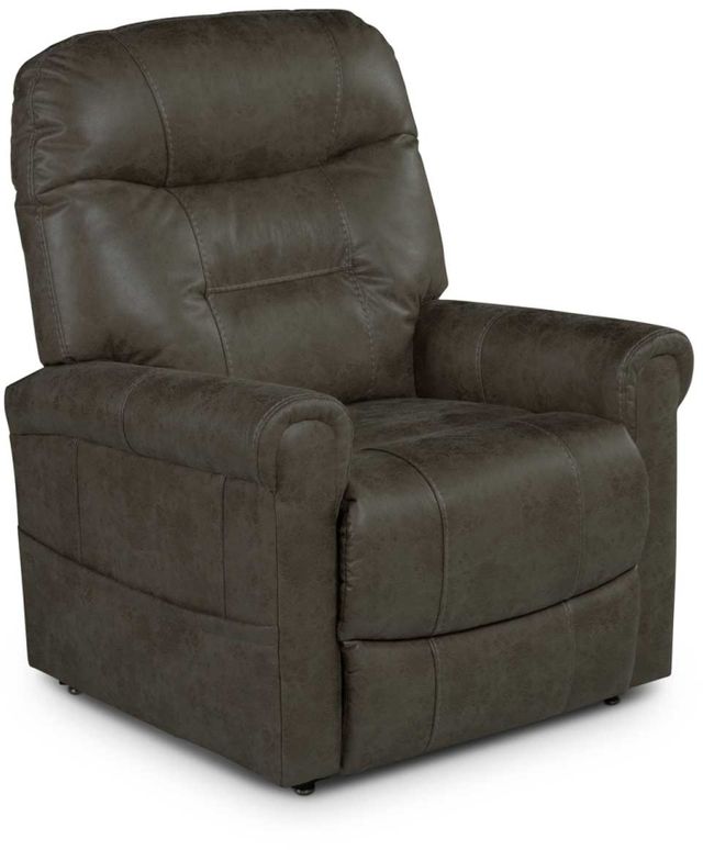 Steve Silver Co.® Ottawa Walnut Power Lift Chair with Heat and Massage 6