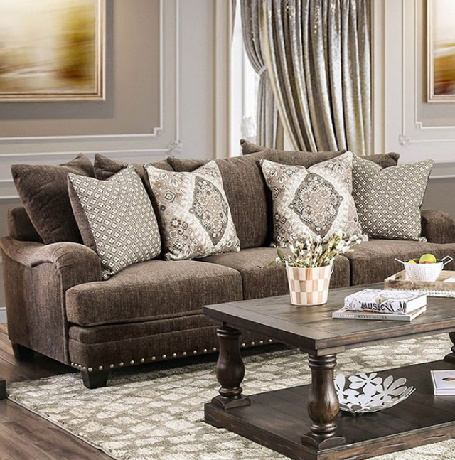 Throw Pillows & Blankets To Accent A Brown Couch 