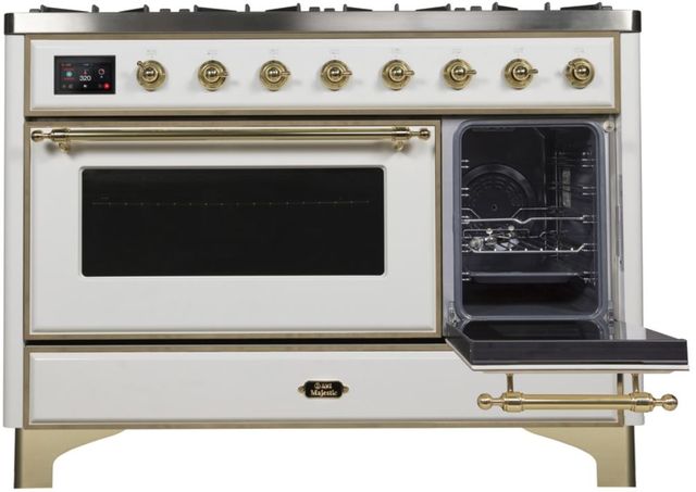 48-IN, 8 Burner, Freestanding, Dual Fuel Range with Natural Gas