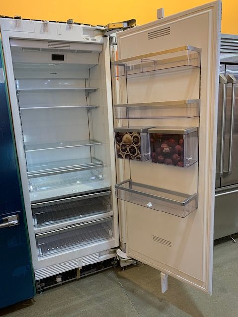 30 Inch Panel Ready Refrigerator Column and a 30" Stainless Flat Door Panel-3