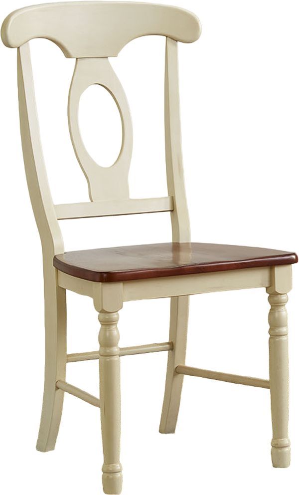 A-America® British Isles MB Merlot/Buttermilk Napoleon Side Chair